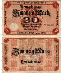 Продать Банкноты Веймарская республика 20 марок 1919 