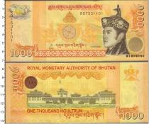 Продать Банкноты Бутан 1000 нгултрум 2008 