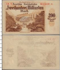 Продать Банкноты Веймарская республика 200000000 марок 1923 