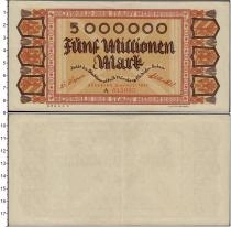 Продать Банкноты Веймарская республика 5000000 марок 1923 
