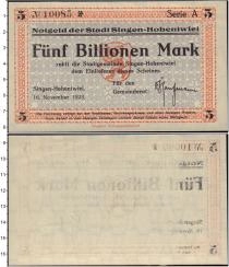 Продать Банкноты Веймарская республика 5000000000 марок 1923 