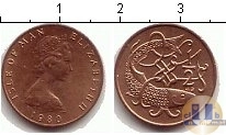 Продать Монеты Остров Мэн 1/2 пенни 1980 Бронза