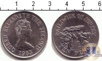 Продать Монеты Остров Мэн 10 пенсов 1983 