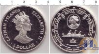 Продать Монеты Каймановы острова 1 доллар 1994 Серебро