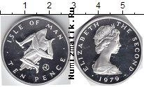 Продать Монеты Остров Мэн 10 пенсов 1977 Серебро