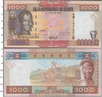 Продать Банкноты Гвинея 1000 франков 2006 