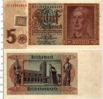 Продать Банкноты ГДР 5 марок 1948 