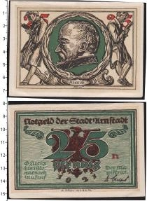 Продать Банкноты Германия 25 пфеннигов 1921 