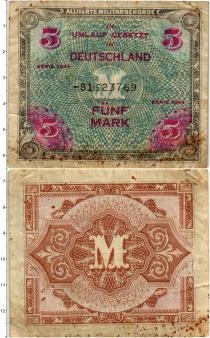 Продать Банкноты Германия 5 марок 1944 
