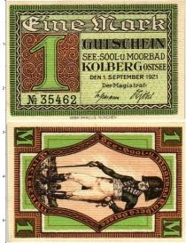 Продать Банкноты Германия : Нотгельды 1 марка 1921 