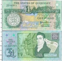 Продать Банкноты Гернси 1 фунт 2013 