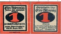 Продать Банкноты Германия : Нотгельды 1 пфенниг 1921 
