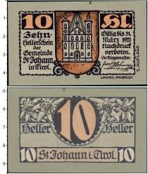 Продать Банкноты Германия : Нотгельды 10 геллеров 1921 