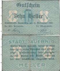 Продать Банкноты Германия : Нотгельды 10 геллеров 1919 