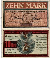 Продать Банкноты Германия : Нотгельды 10 марок 1919 