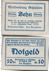 Продать Банкноты Германия : Нотгельды 10 пфеннигов 1921 
