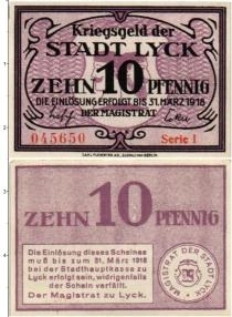 Продать Банкноты Германия : Нотгельды 10 пфеннигов 1918 