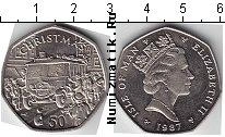 Продать Монеты Остров Мэн 50 пенсов 1987 Медно-никель