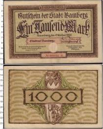 Продать Банкноты Германия : Нотгельды 1000 марок 1922 