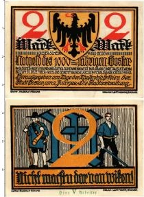 Продать Банкноты Германия : Нотгельды 2 марки 1922 