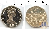 Продать Монеты Остров Мэн 50 пенсов 1983 Серебро