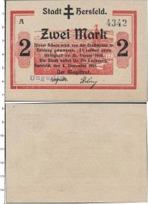 Продать Банкноты Германия : Нотгельды 2 марки 1918 