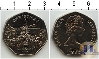 Продать Монеты Остров Мэн 50 пенсов 1982 Медно-никель