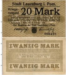 Продать Банкноты Германия : Нотгельды 20 марок 1918 