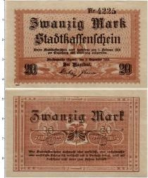 Продать Банкноты Германия : Нотгельды 20 марок 1918 