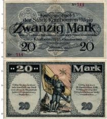 Продать Банкноты Германия : Нотгельды 20 марок 1918 