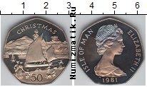 Продать Монеты Остров Мэн 50 пенсов 1981 