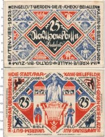 Продать Банкноты Германия : Нотгельды 25 марок 1921 