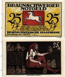Продать Банкноты Германия : Нотгельды 25 пфеннигов 1921 