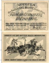 Продать Банкноты Германия : Нотгельды 25 пфеннигов 1921 