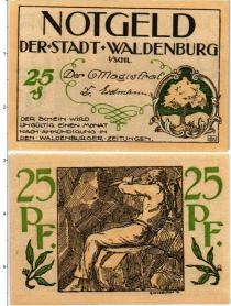 Продать Банкноты Германия : Нотгельды 25 пфеннигов 1920 