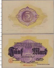 Продать Банкноты Германия : Нотгельды 5 марок 1918 