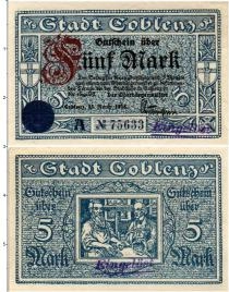 Продать Банкноты Германия : Нотгельды 5 марок 1918 