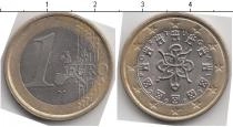 Продать Монеты Португалия 1 евро 2002 Биметалл