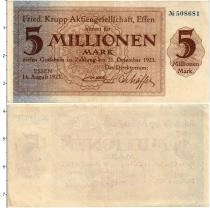Продать Банкноты Германия : Нотгельды 5000000 марок 1923 