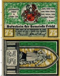 Продать Банкноты Германия : Нотгельды 75 пфеннигов 1922 