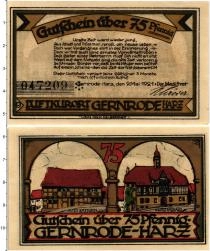 Продать Банкноты Германия : Нотгельды 75 пфеннигов 1921 