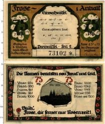 Продать Банкноты Германия : Нотгельды 75 пфеннигов 1921 