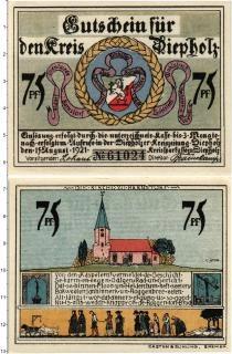 Продать Банкноты Германия : Нотгельды 75 пфеннигов 1921 