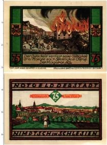 Продать Банкноты Германия : Нотгельды 75 пфеннигов 1921 