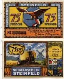 Продать Банкноты Германия : Нотгельды 75 пфеннигов 1921 