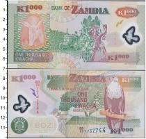 Продать Банкноты Замбия 1000 квач 2011 Пластик
