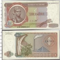 Продать Банкноты Заир 1 заир 1980 
