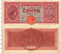 Продать Банкноты Италия 100 лир 1943 