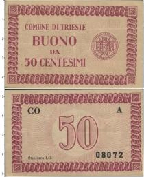Продать Банкноты Италия 50 сентесим 1945 