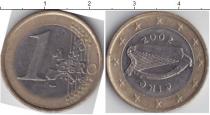 Продать Монеты Ирландия 1 евро 2002 Биметалл